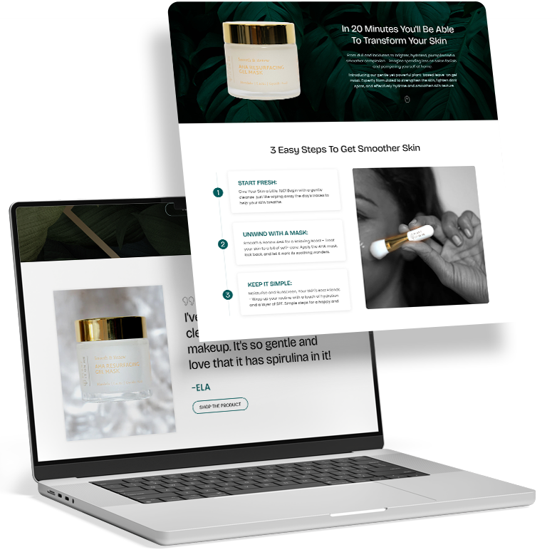 Beauty skincare website development Birmingham